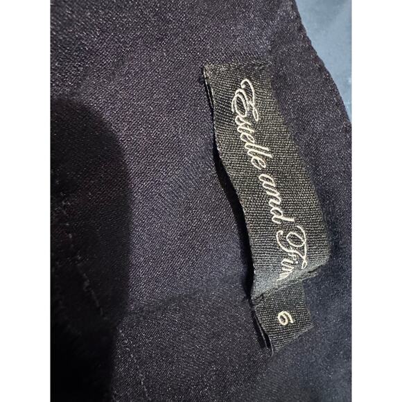 Estelle and Finn Stretch Black Trouser Size 6 - Picture 2 of 3